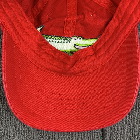 Punta Gorda FL Alligator Baseball Hat Kids Adjustable Red Strapback Cap - Picture 11 of 15